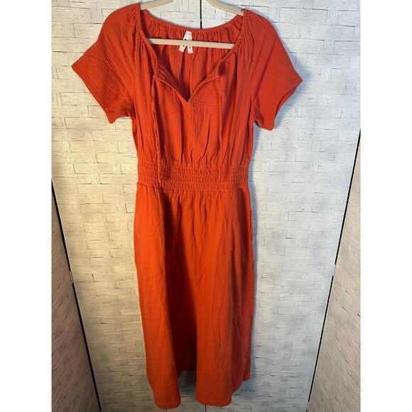 Orange Mini Dress - Picture 1 of 13